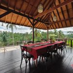 dinner area at villa kembang bali2