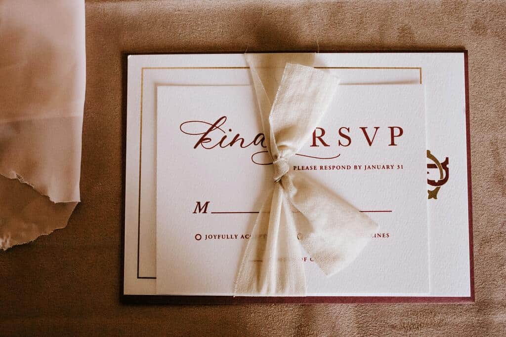 Use eco-friendly wedding invitations