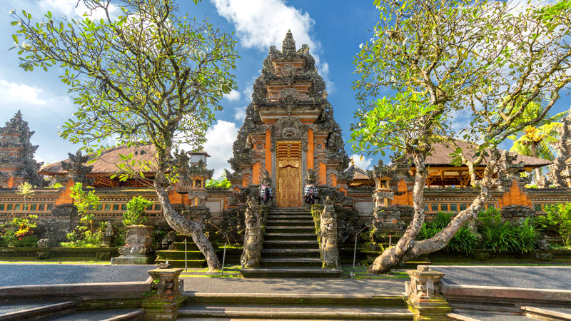 Ubud palace front view