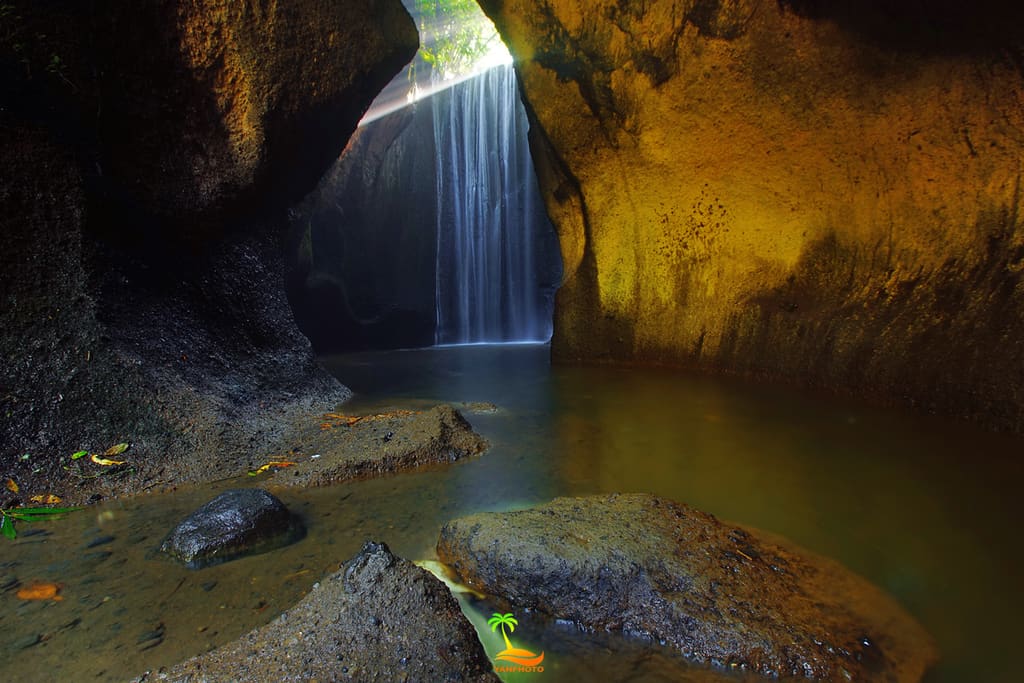 photo of tukad cepung waterfall in bali