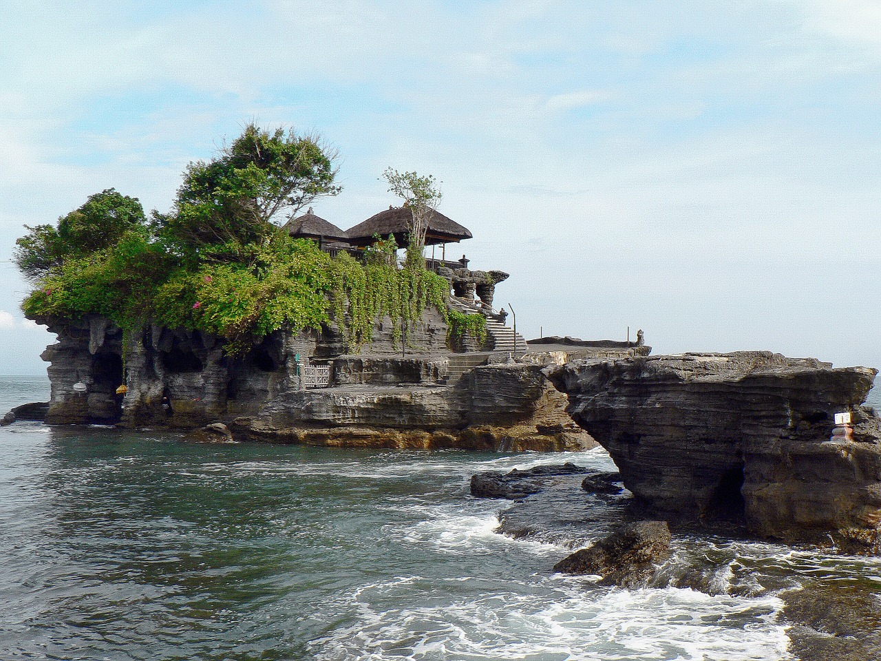 View of the Stunning Pura Tanah Lot 