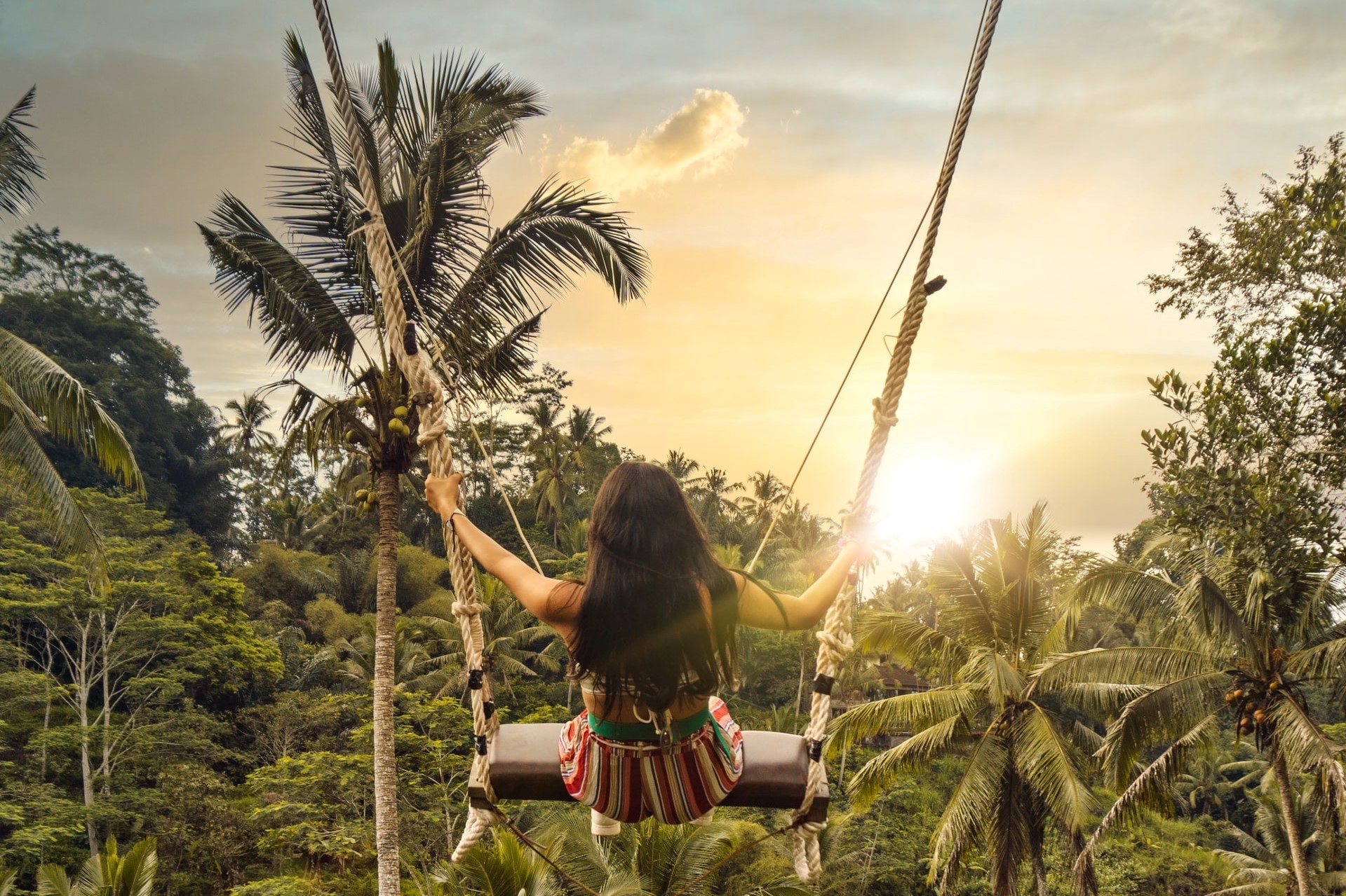 Swingin over Tegalalang Rice Terrace