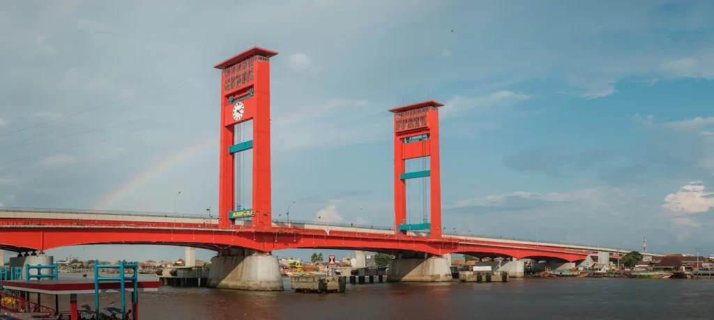 bridge of palembang, palembang is one of safe places in indonesia