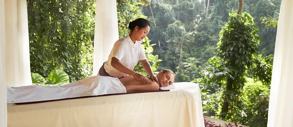 top spa in ubud is kamandalu resort