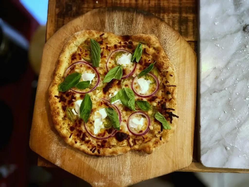 pizza in ubud with donna