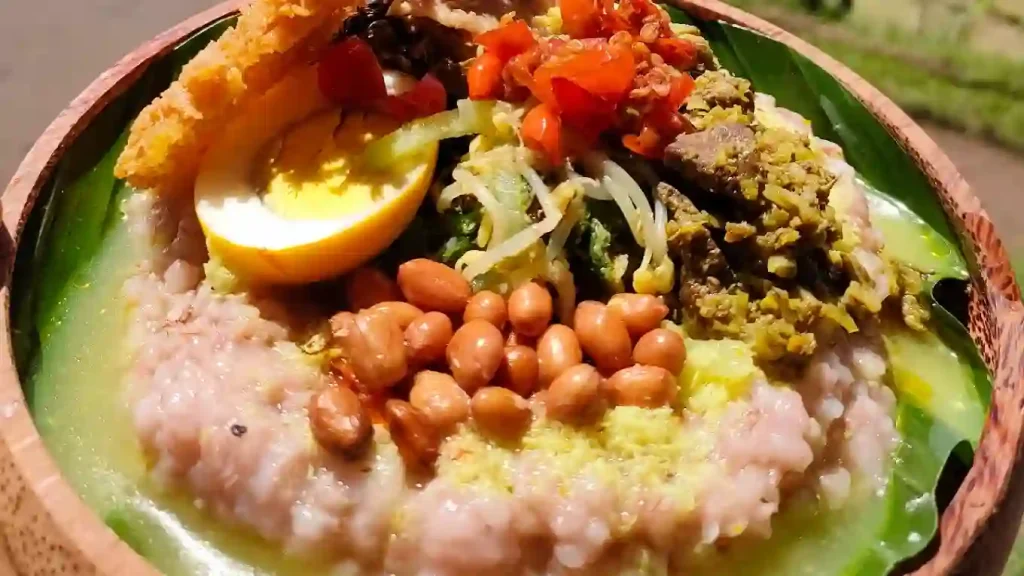 bubur merah traditional food for breakfast in bali