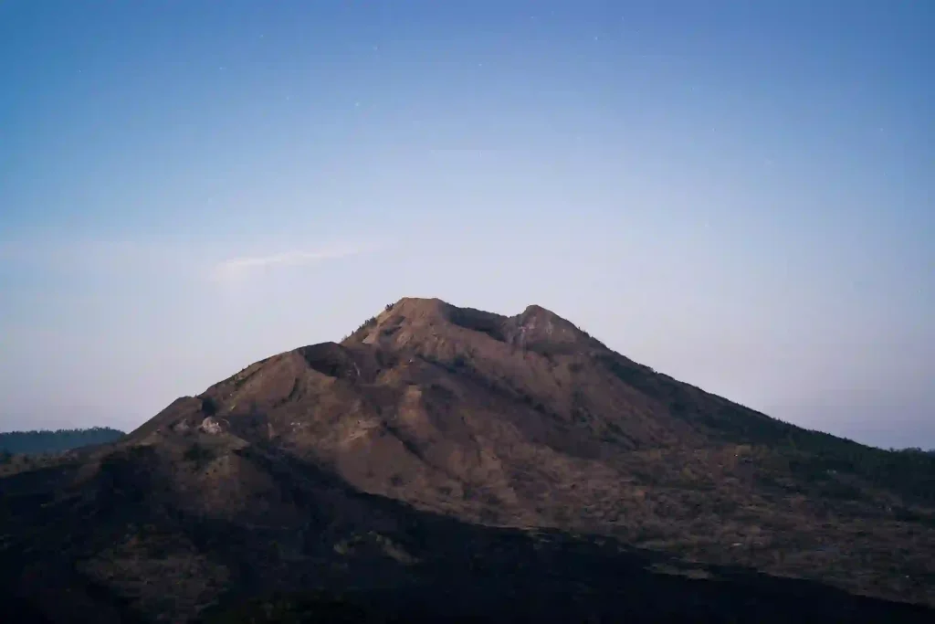 camping in bali at mount batur