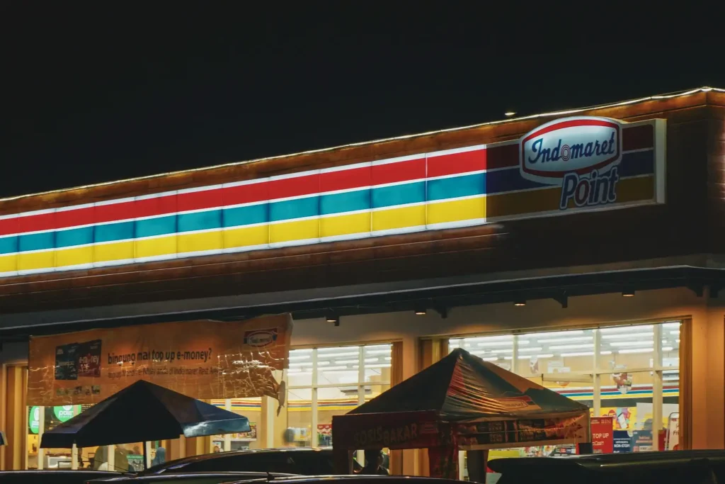 indomaret was supermarket in bali indonesia
