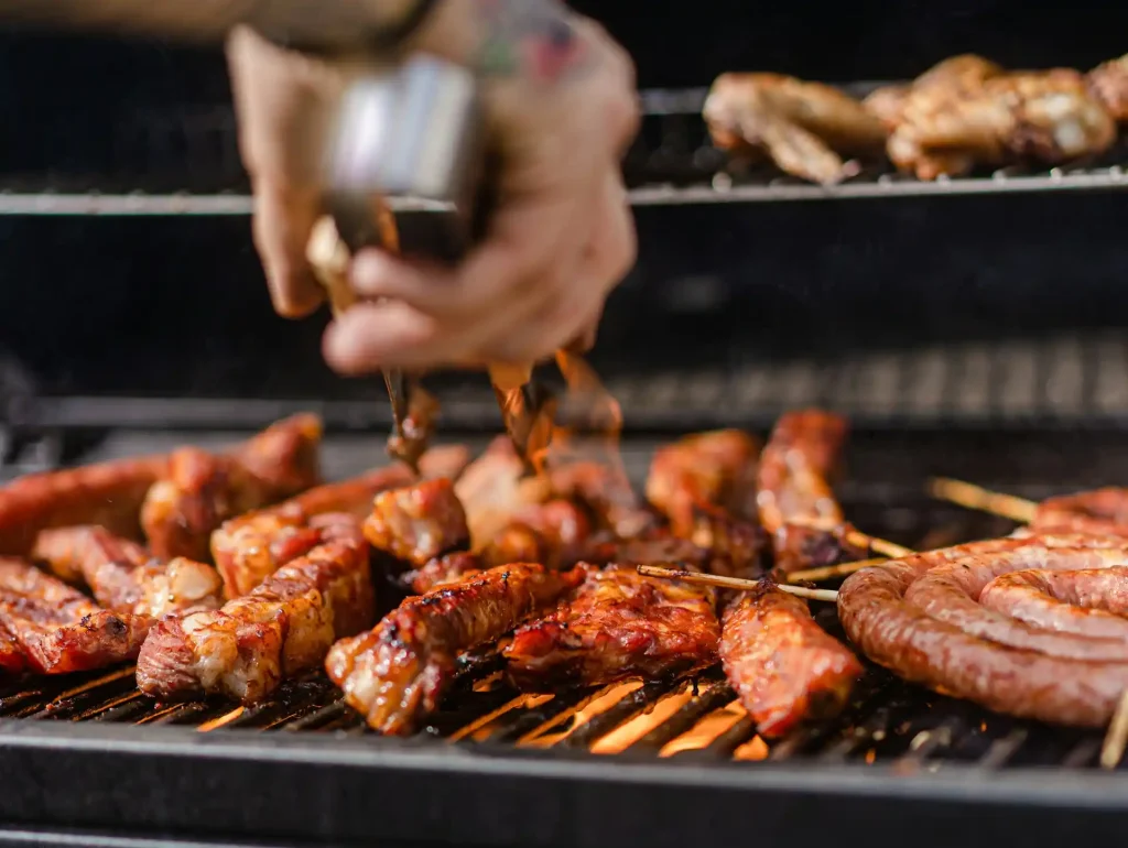 BBQ dinner at private villa ubud rental